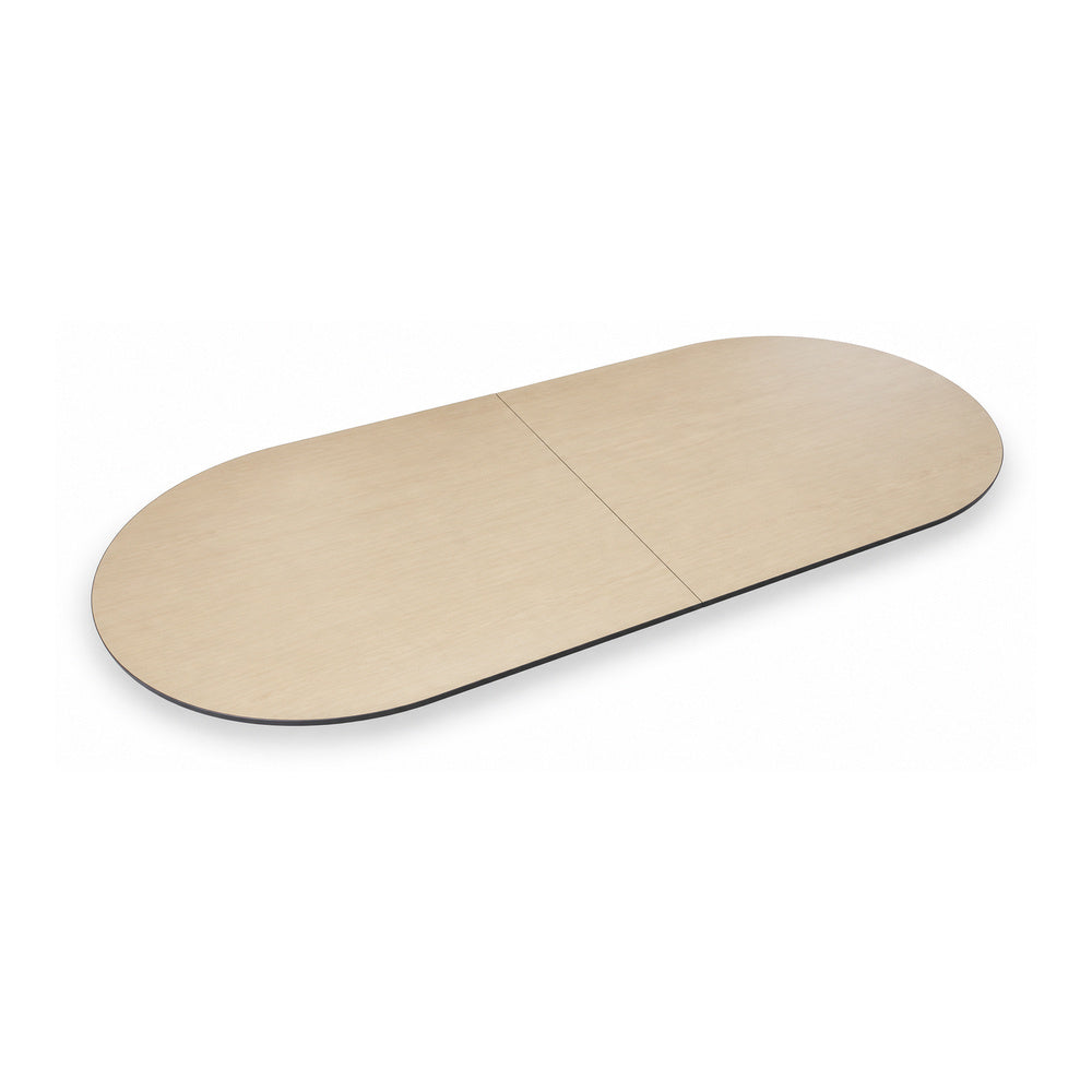 Cubierta Ovalada para Mesa de Juntas - GEBESA MESAS CONFIGURABLES - Frente 360 cm - Fondo 120 cm - Baja Presión - Cubierta y Base de Aglomerado