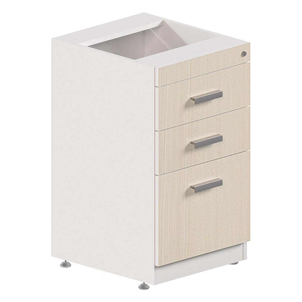 Archivero Pedestal para Área Administrativa - GEBESA KENZA - Frente 41 cm - 3 Gavetas