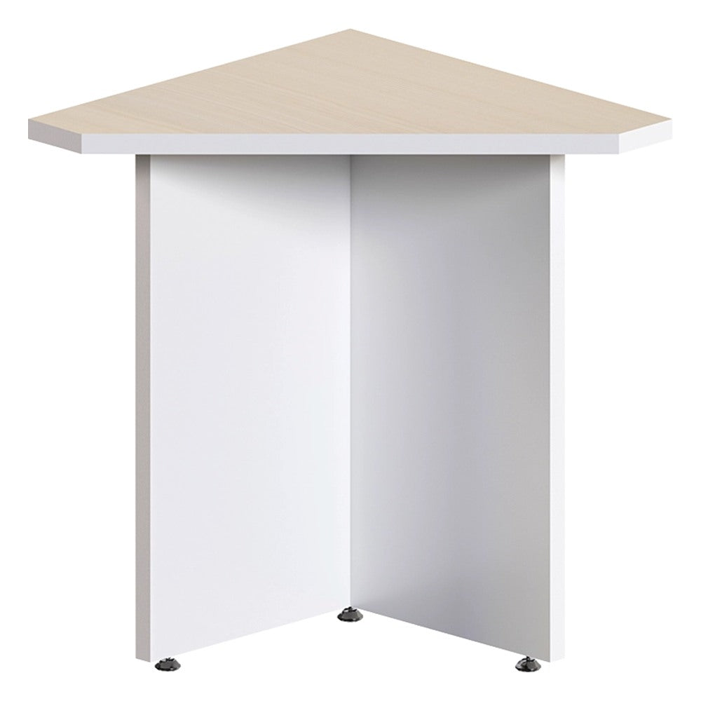Mesa Esquinera Triangular para Sala de Juntas - GEBESA KENZA - Frente 60 cm - Estructura de Aglomerado