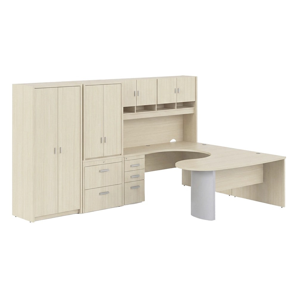 Conjunto Presidente para Oficina Ejecutiva - GEBESA PRIME - Frente 344 cm - Izquierda