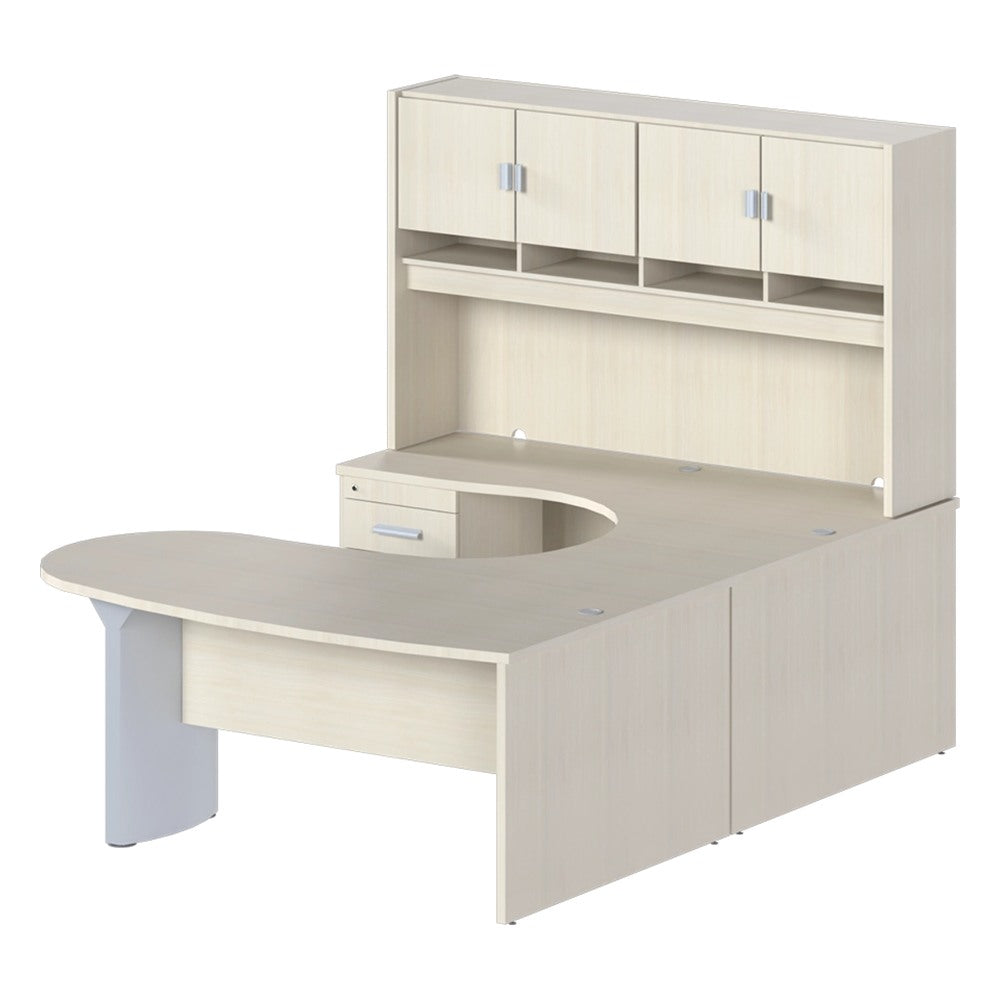 Conjunto Ejecutivo para Oficina Privada - GEBESA PRIME - Frente 180 cm - Izquierda