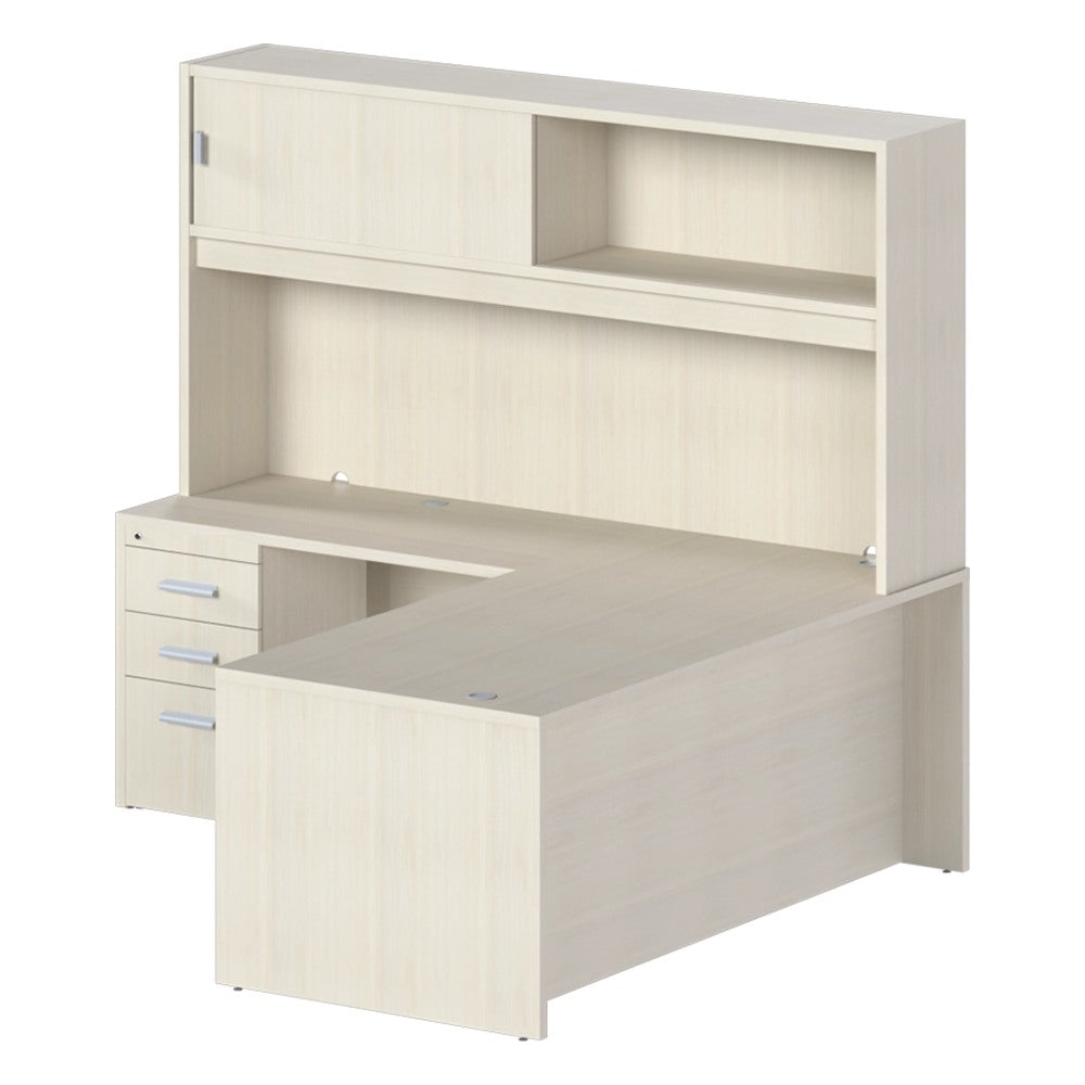 Conjunto Ejecutivo en L para Despacho - GEBESA PRIME - Frente 210 cm - Izquierda