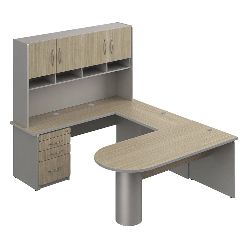 Conjunto Ejecutivo para Oficina Privada - GEBESA SPAZIO - Frente 180.8 cm