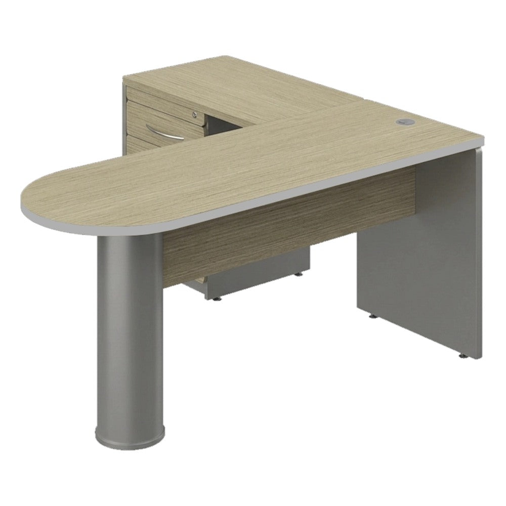 Conjunto Operativo para Área de Trabajo - GEBESA SPAZIO - Frente 160.8 cm