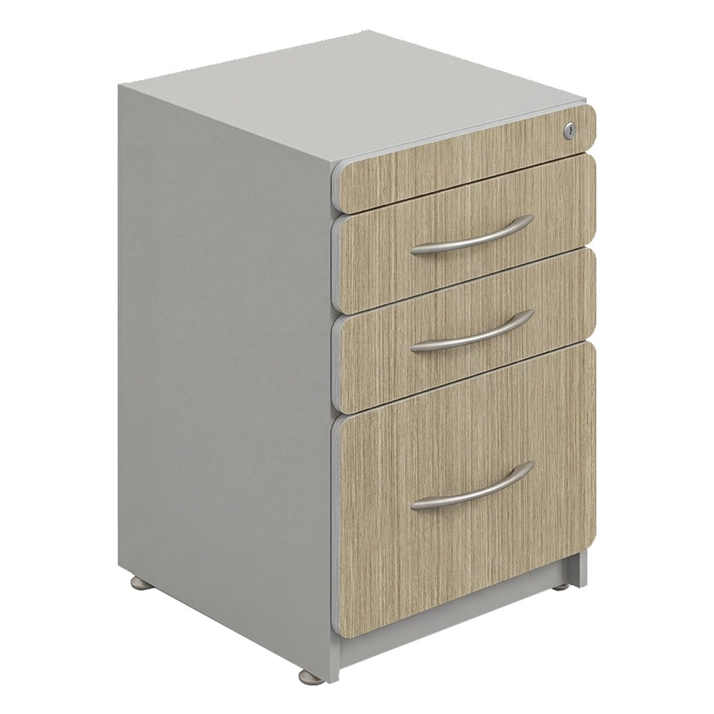 Archivero Pedestal para Oficina - GEBESA SPAZIO - Frente 48 cm - 3 Gavetas