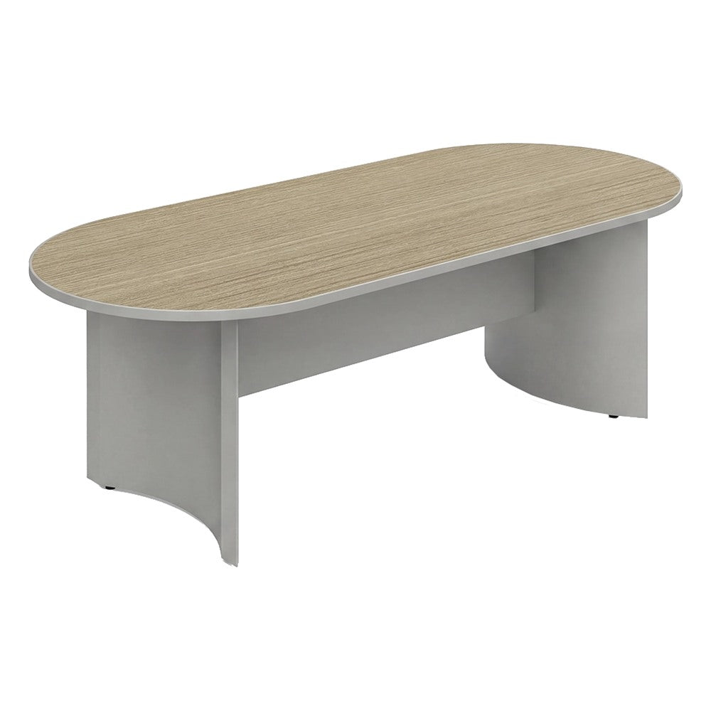 Mesa de Juntas para Sala de Juntas - GEBESA SPAZIO - Frente 240.8 cm - Cubierta Tipo Escritorio