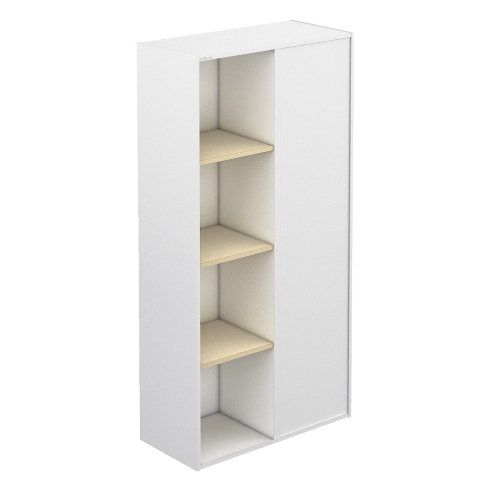 Librero Doble Vista para Oficina Compartida - GEBESA URBAN - Frente 75 cm - Entrepaños Fijos