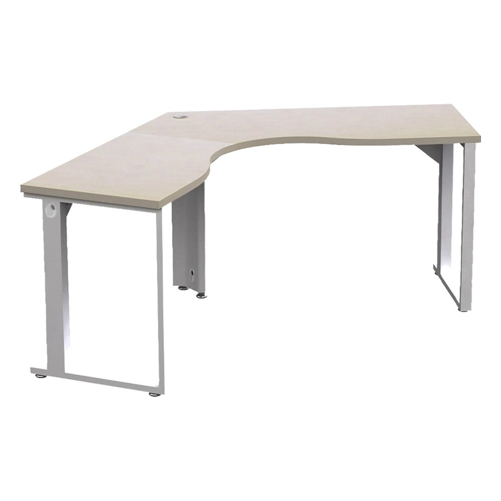 Mesa Triceta para Coworking - GEBESA URBAN - Frente 120 cm - Cuerpo Metálico
