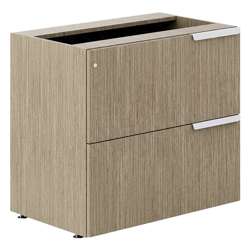 Archivero Horizontal para Oficina - GEBESA BENTO - 2 Gavetas - Frente 75 cm