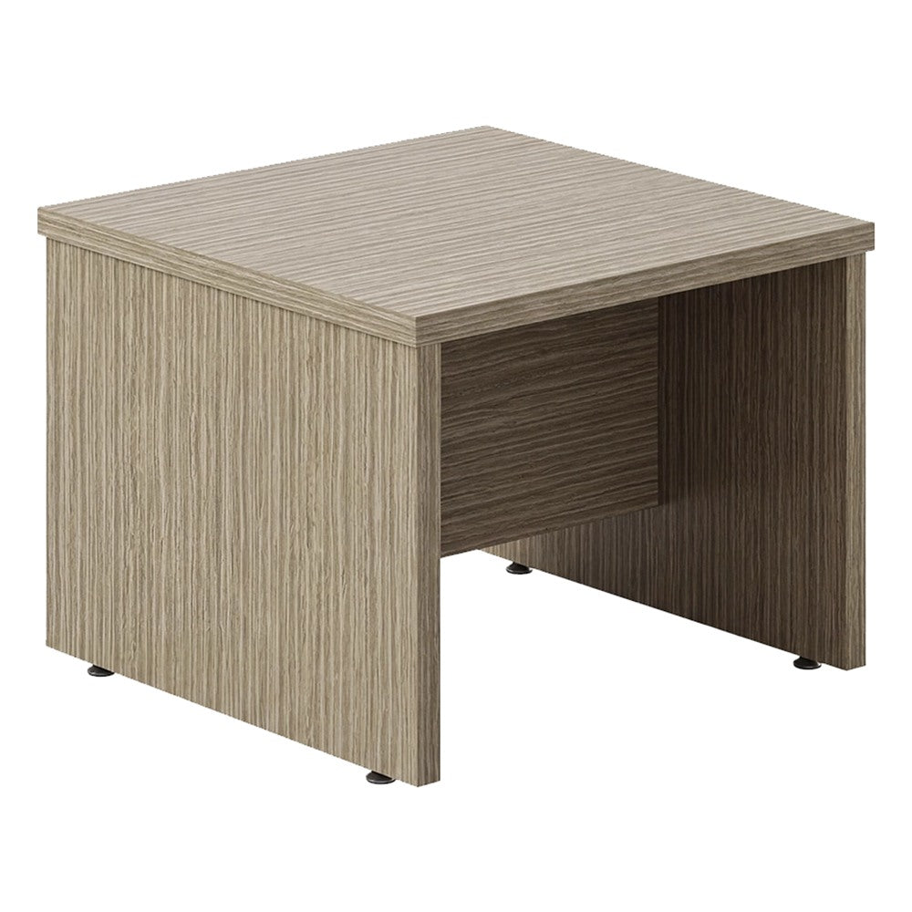 Mesa Esquinera para Área Lounge - GEBESA BENTO - Frente 60 cm - Cubierta de Chapa de Madera y Base de Aglomerado