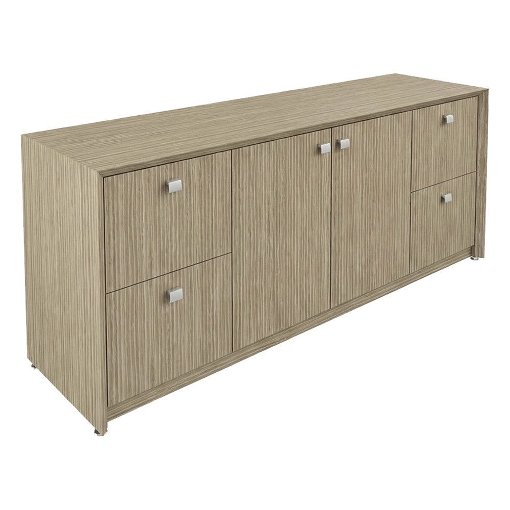 Credenza para Despacho - GEBESA CONTEMPO - Frente 180 cm - Con Puertas de Chapa