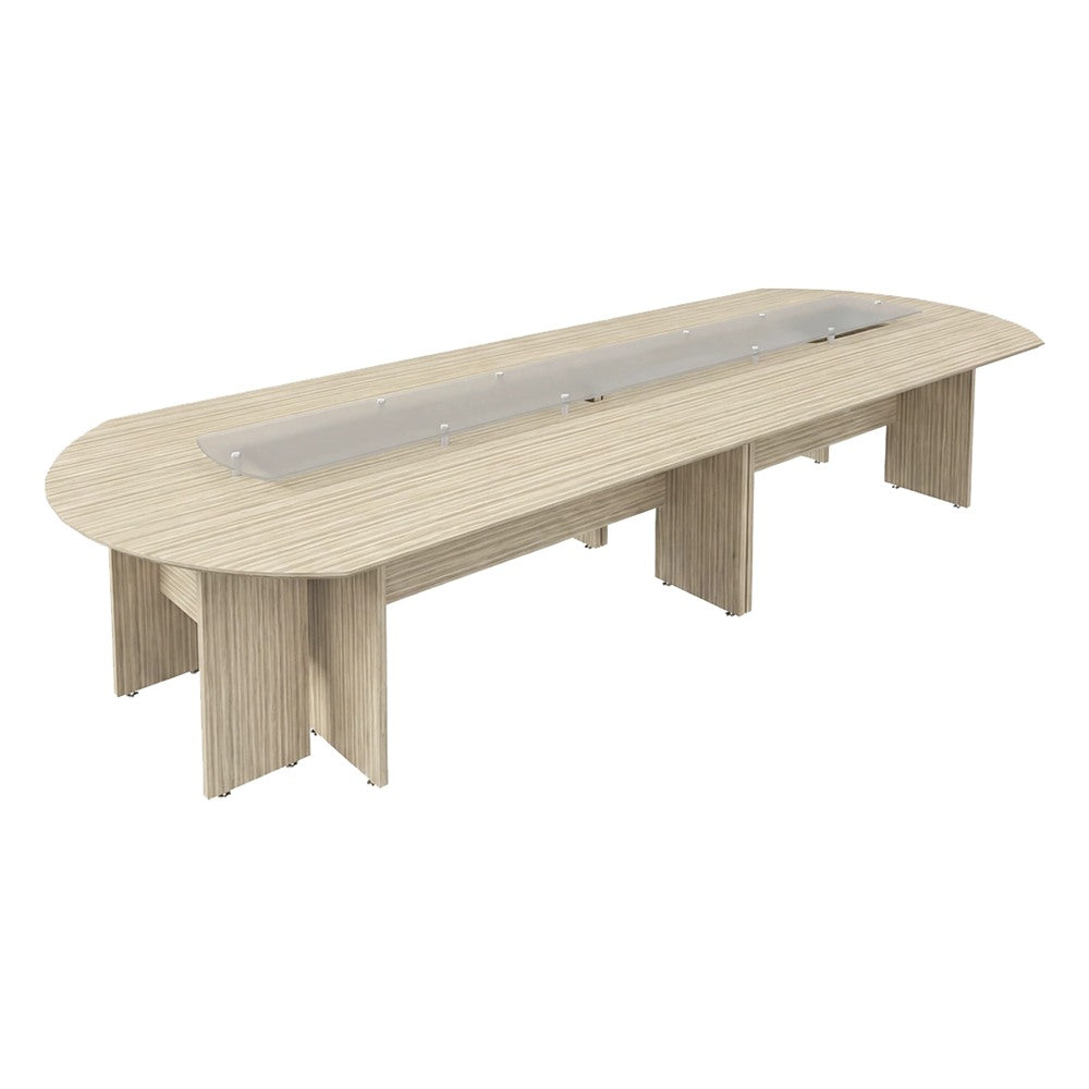 Mesa de Juntas Configurable para Área Colaborativa - GEBESA CONTEMPO - Frente 420 cm