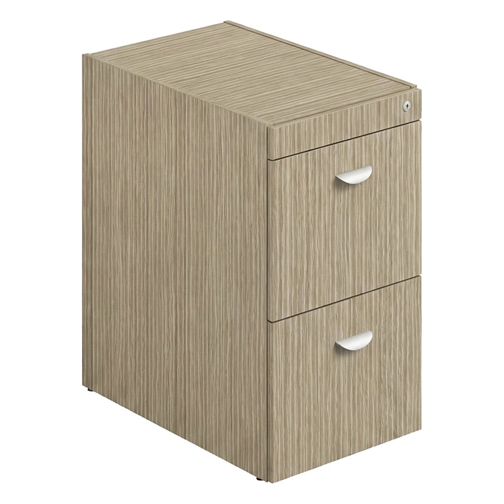 Archivero Pedestal para Oficina - GEBESA FILO - Frente 39 cm - 2 Gavetas - 62 cm - Cubierta de Aglomerado