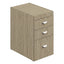 Archivero Pedestal para Oficina - GEBESA FILO - Frente 39 cm - 3 Gavetas - 62 cm - Cubierta de Aglomerado