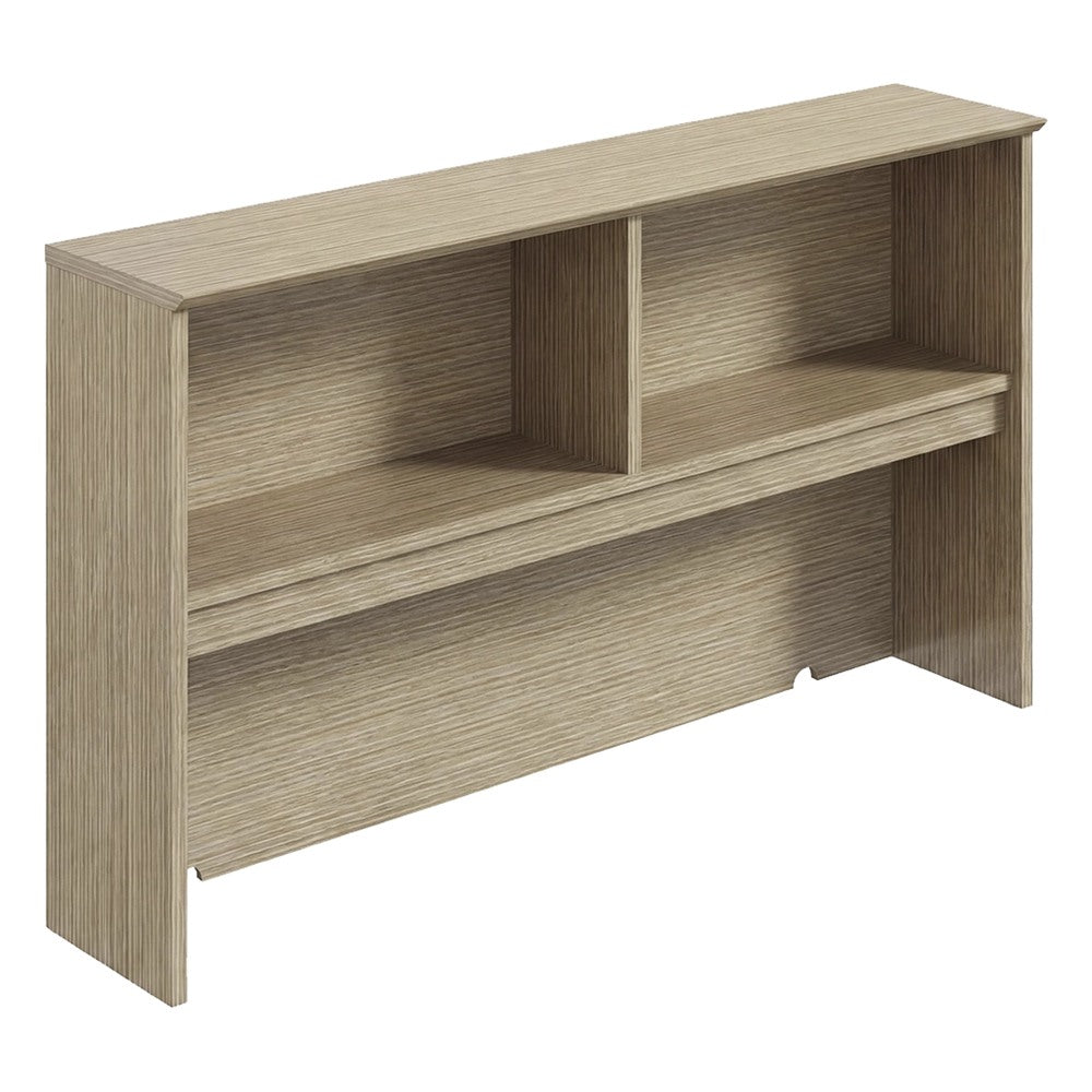 Librero sobre Credenza para Oficina Ejecutiva - GEBESA FILO - Frente 181.5 cm - Cubierta de MDF y Base de Aglomerado