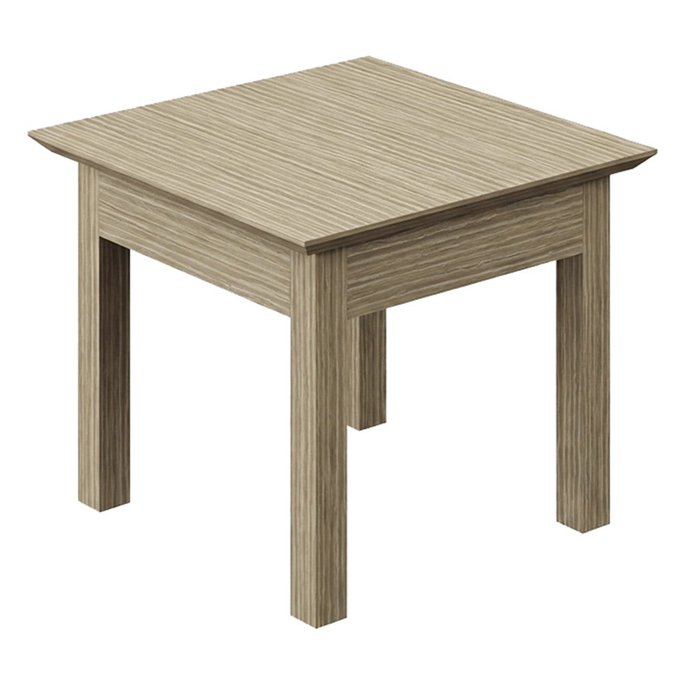 Mesa Esquinera para Área Lounge - GEBESA FILO - Frente 60 cm - Cubierta de MDF y Cuerpo de Aglomerado