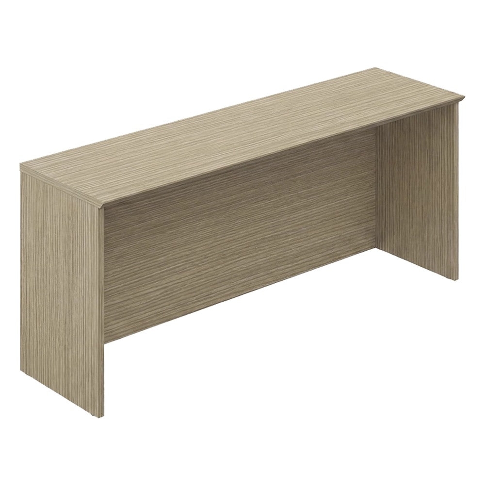 Mesa Credenza con Faldón a Piso para Oficina Ejecutiva - GEBESA FILO - Frente 182 cm - Cubierta de MDF y Base de Aglomerado