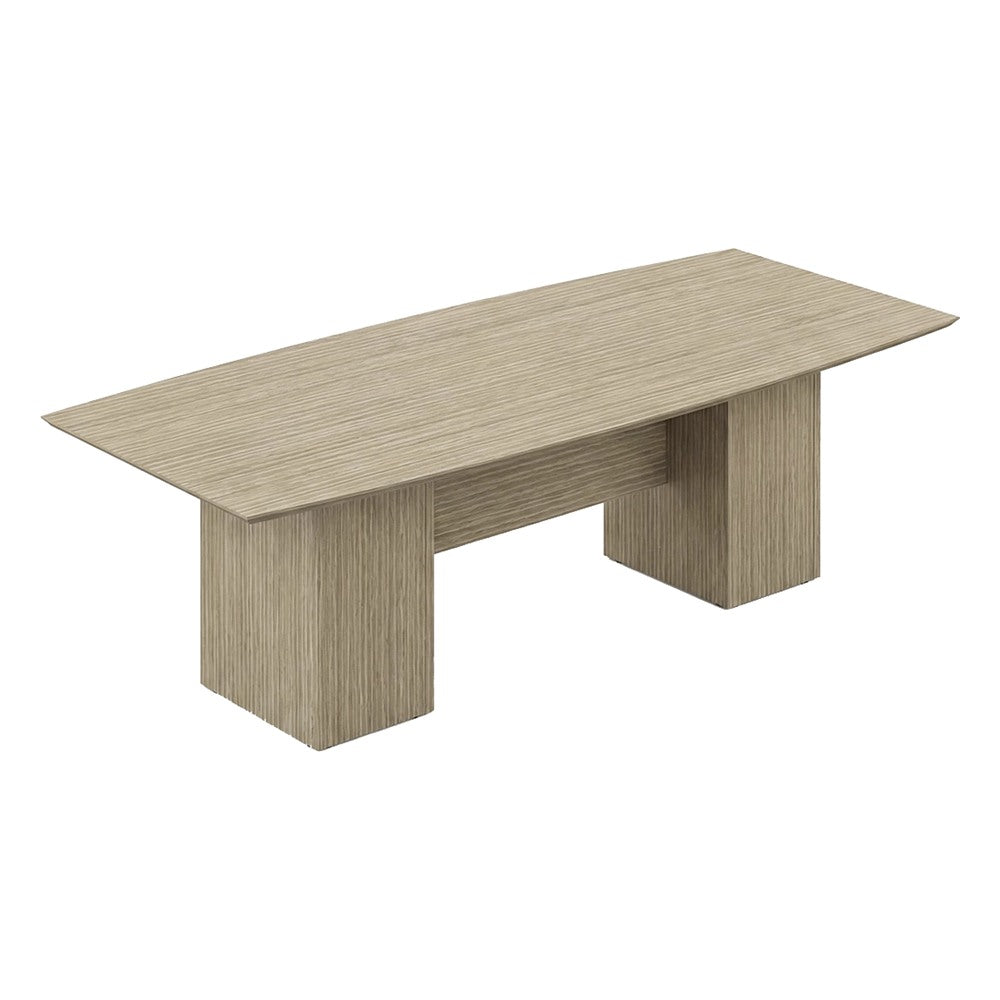 Mesa de Juntas para Sala de Juntas - GEBESA FILO - Frente 240 cm - Cubierta de MDF y Base de Aglomerado