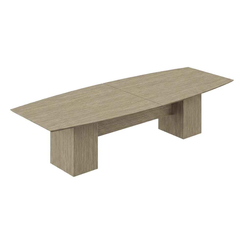 Mesa de Juntas para Sala de Conferencias - GEBESA FILO - Frente 365 cm - Cubierta de MDF y Base de Aglomerado