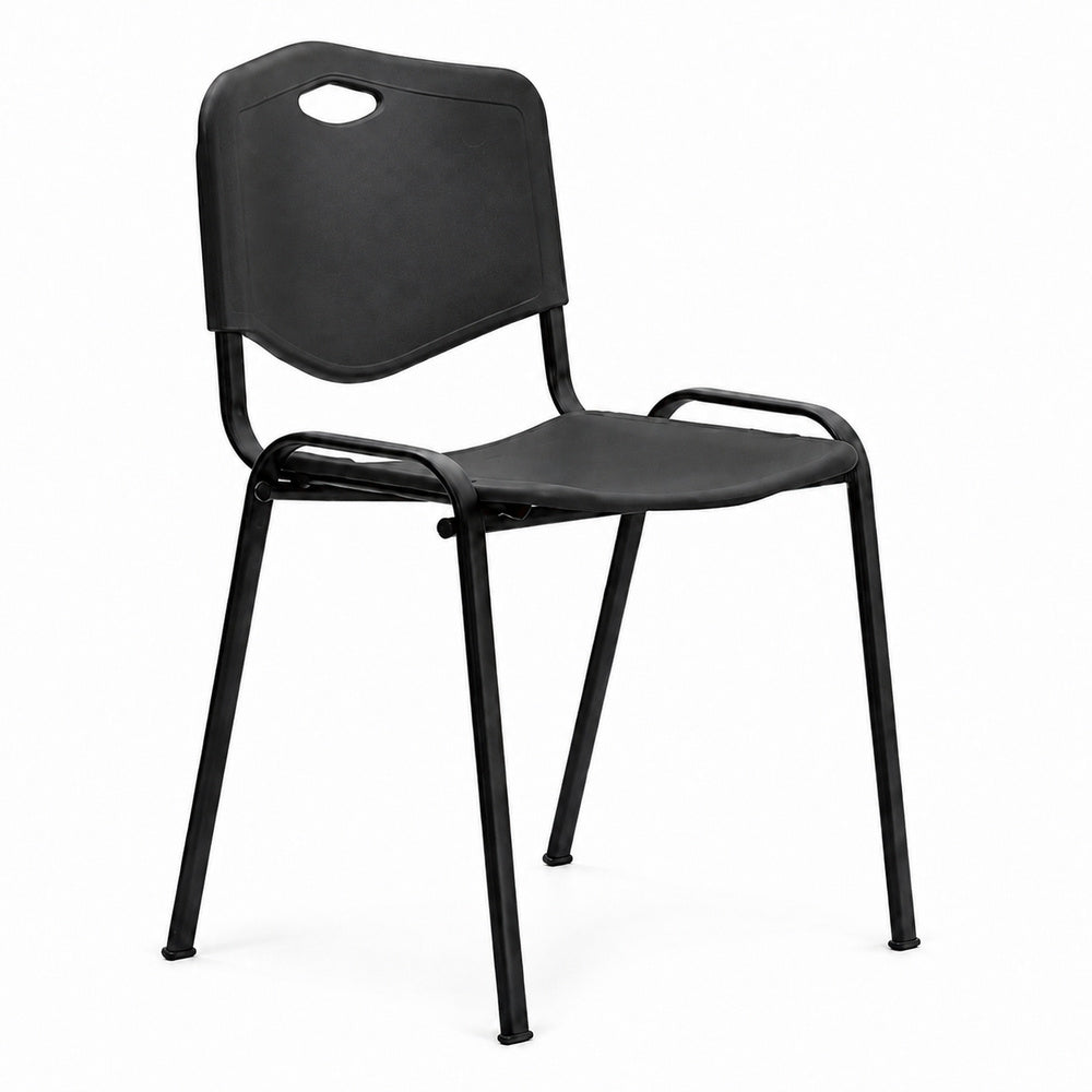 Silla de Visita para Sala de Juntas - GEBESA COMFORT - Negro - Sin Brazos