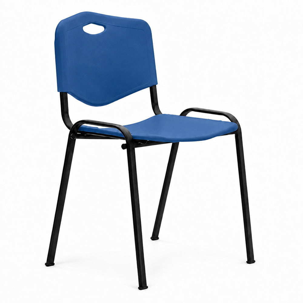 Silla de Visita para Sala de Juntas - GEBESA COMFORT - Azul - Sin Brazos