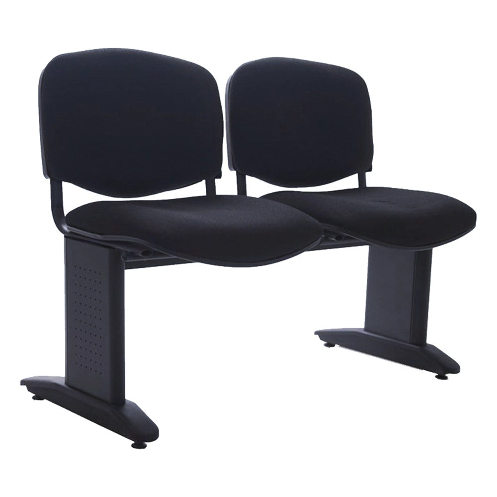 Banca de Visita Tandem para Sala de Espera - GEBESA COMFORT - Varios Colores - 2 Plazas - Asiento y Respaldo Tapizado