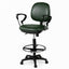 Silla de Cajero para Área de Cobro - GEBESA COMFORT - Tactopiel - Brazos Cromados - Con Ruedas