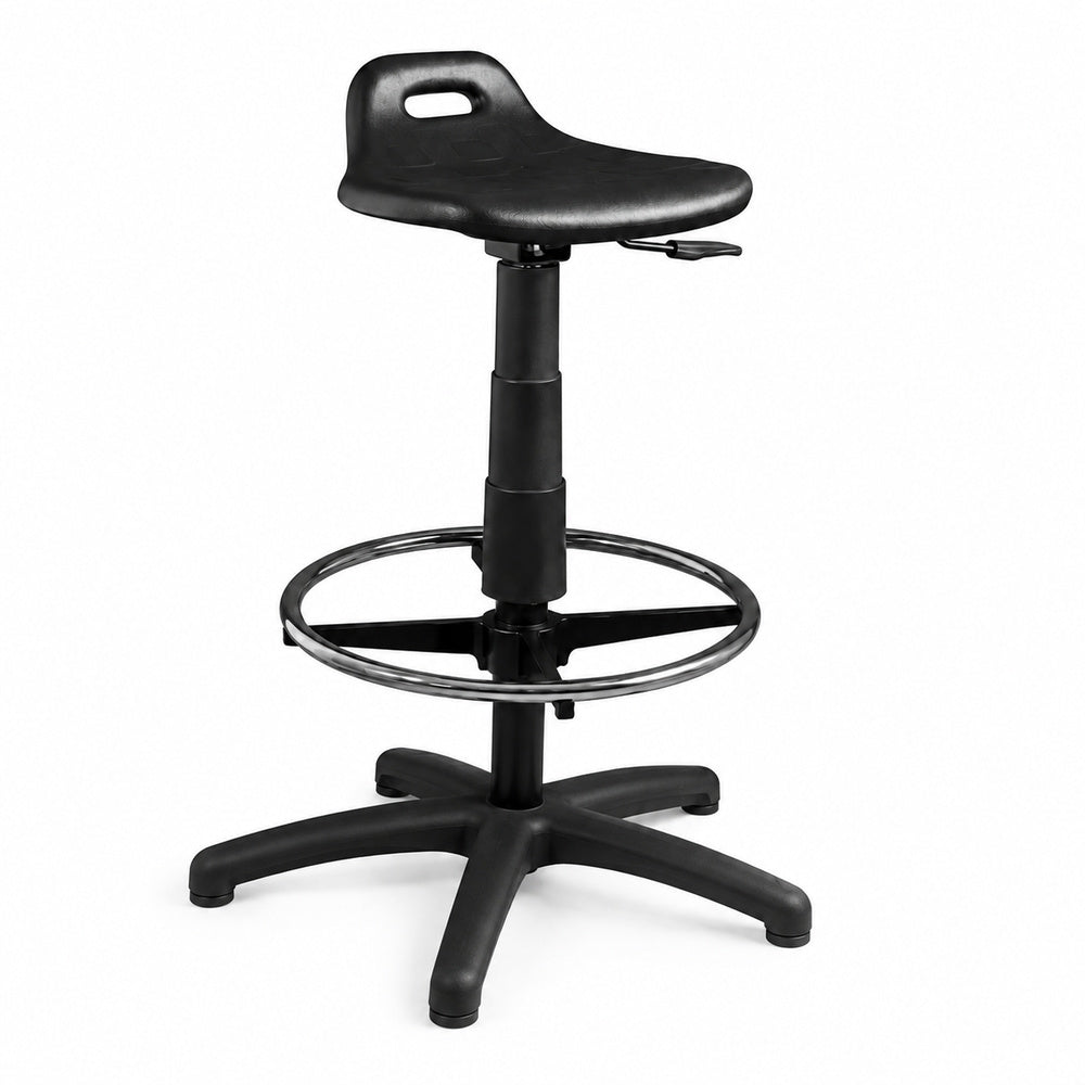 Banco Industrial para Taller - GEBESA - Negro - Base Fija