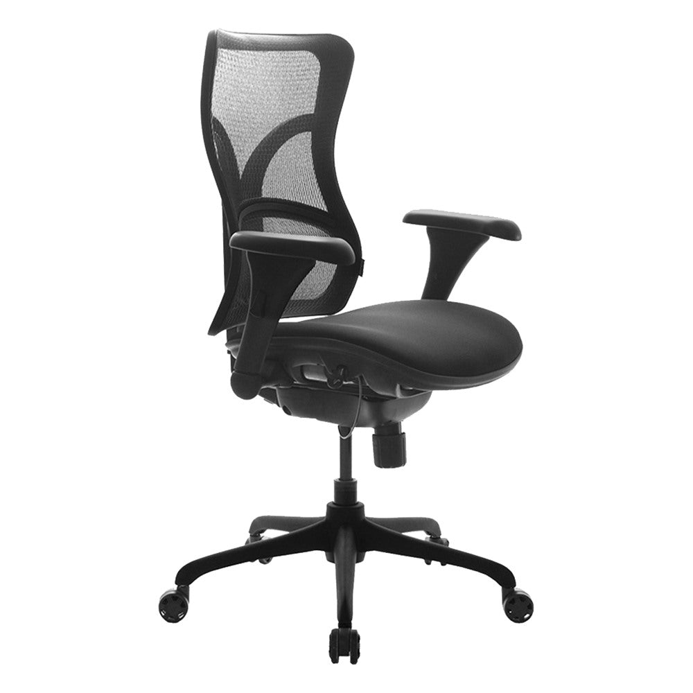 Silla Ejecutiva de Dirección General - GEBESA TRENT - Negro - Respaldo Acolchado
