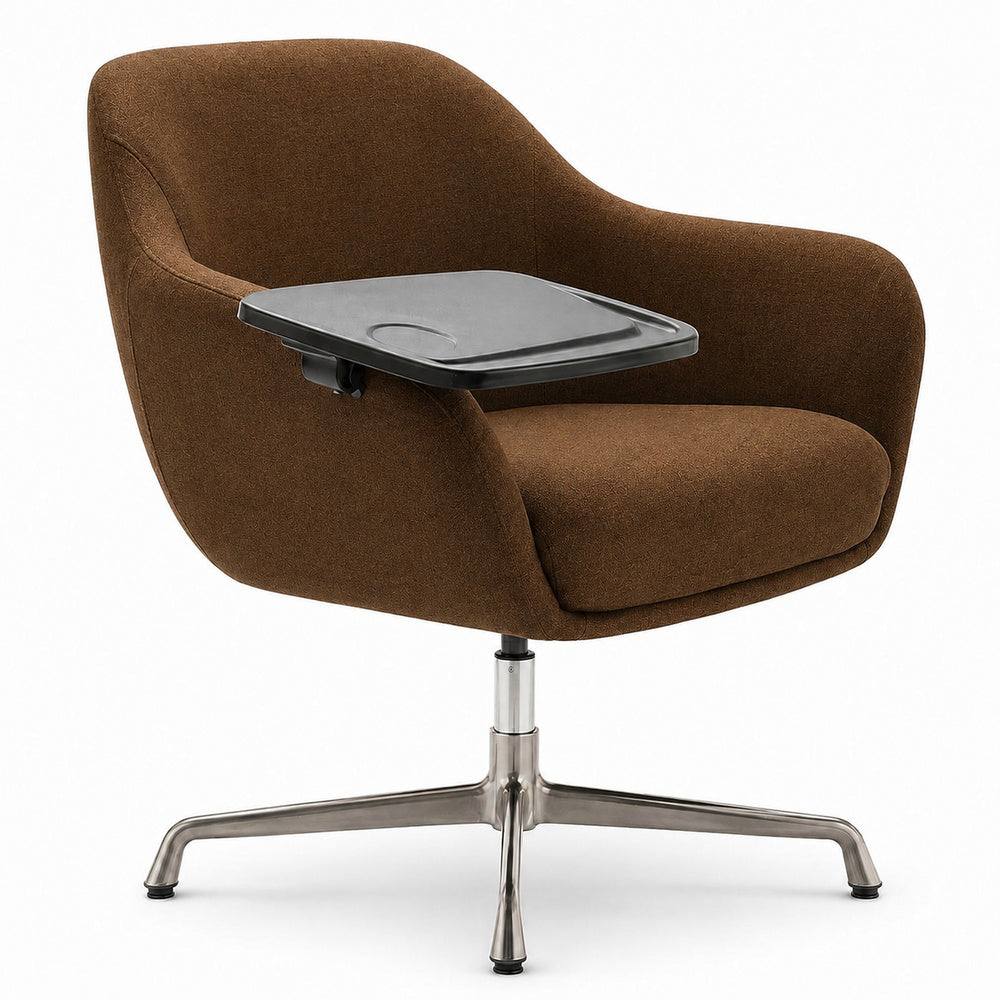 Sillón Ocasional para Recepción - GEBESA LUMA - Tabaco - Con Paleta Derecha