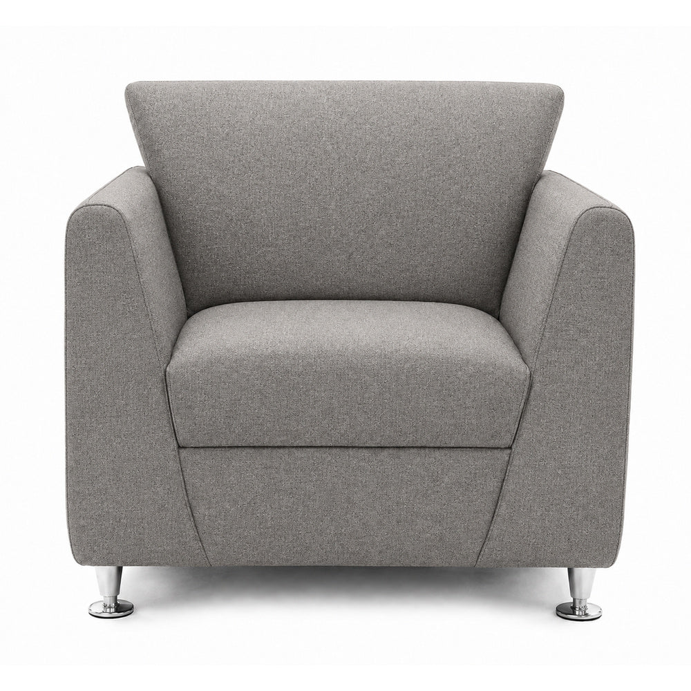 Sofá para Área Lounge - GEBESA PRISMA - 1 Plaza - Asiento y Respaldo Tapizado en Tela