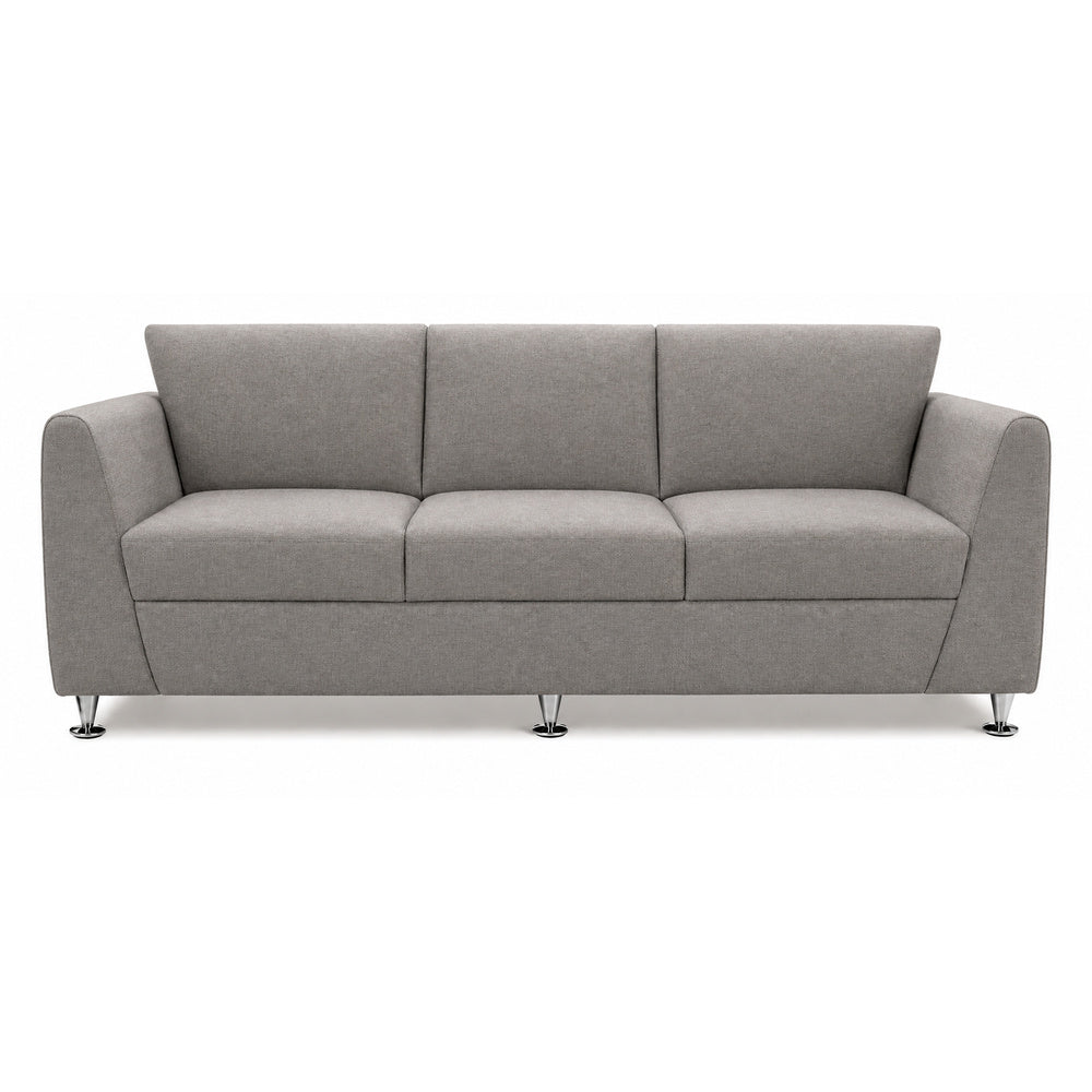 Sofá para Área de Descanso - GEBESA PRISMA - 3 Plazas - Asiento y Respaldo Tapizado en Tela