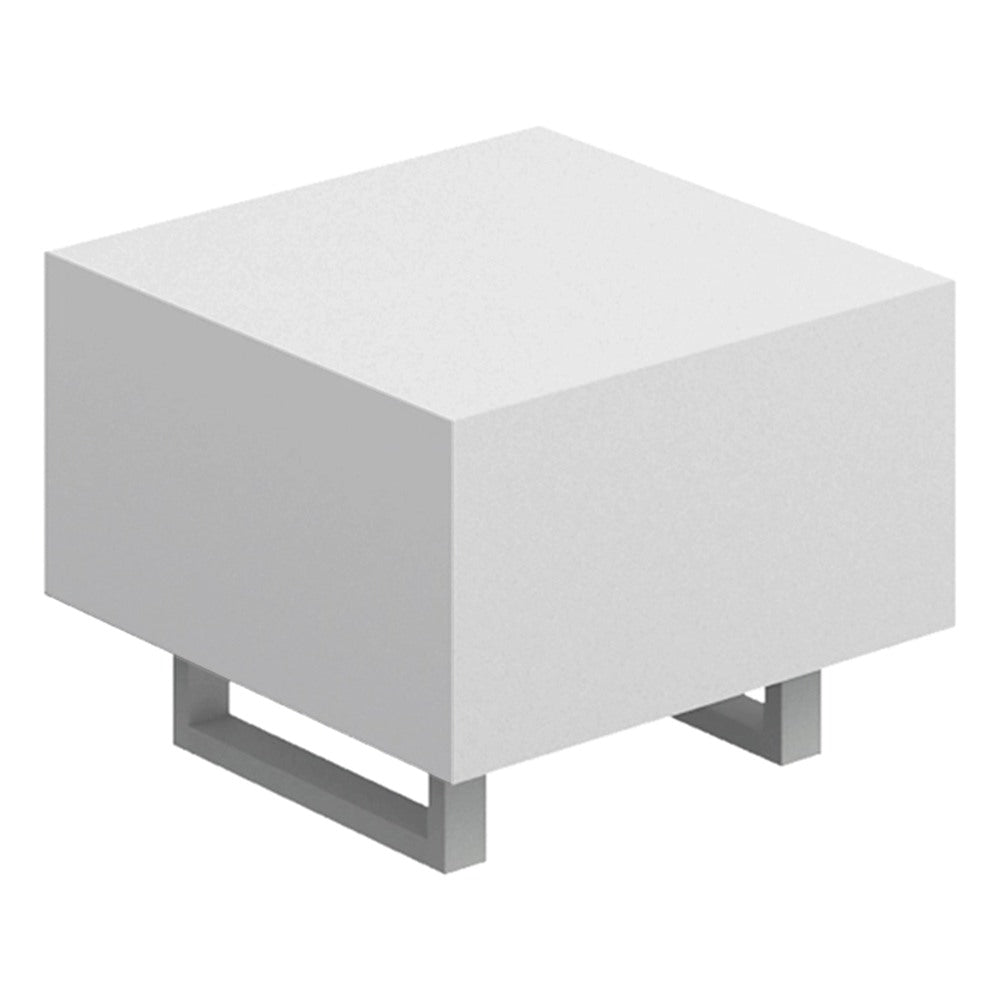 Mesa Cubo para Área Colaborativa - GEBESA VENTI - Frente 60 cm - Cubierta Pintarrón