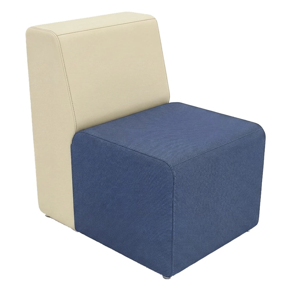 Silla Lineal para Sala de Juntas Informal - GEBESA FOMCORE ARMLESS - Frente 55 cm - Alto 83 cm - Tapizado