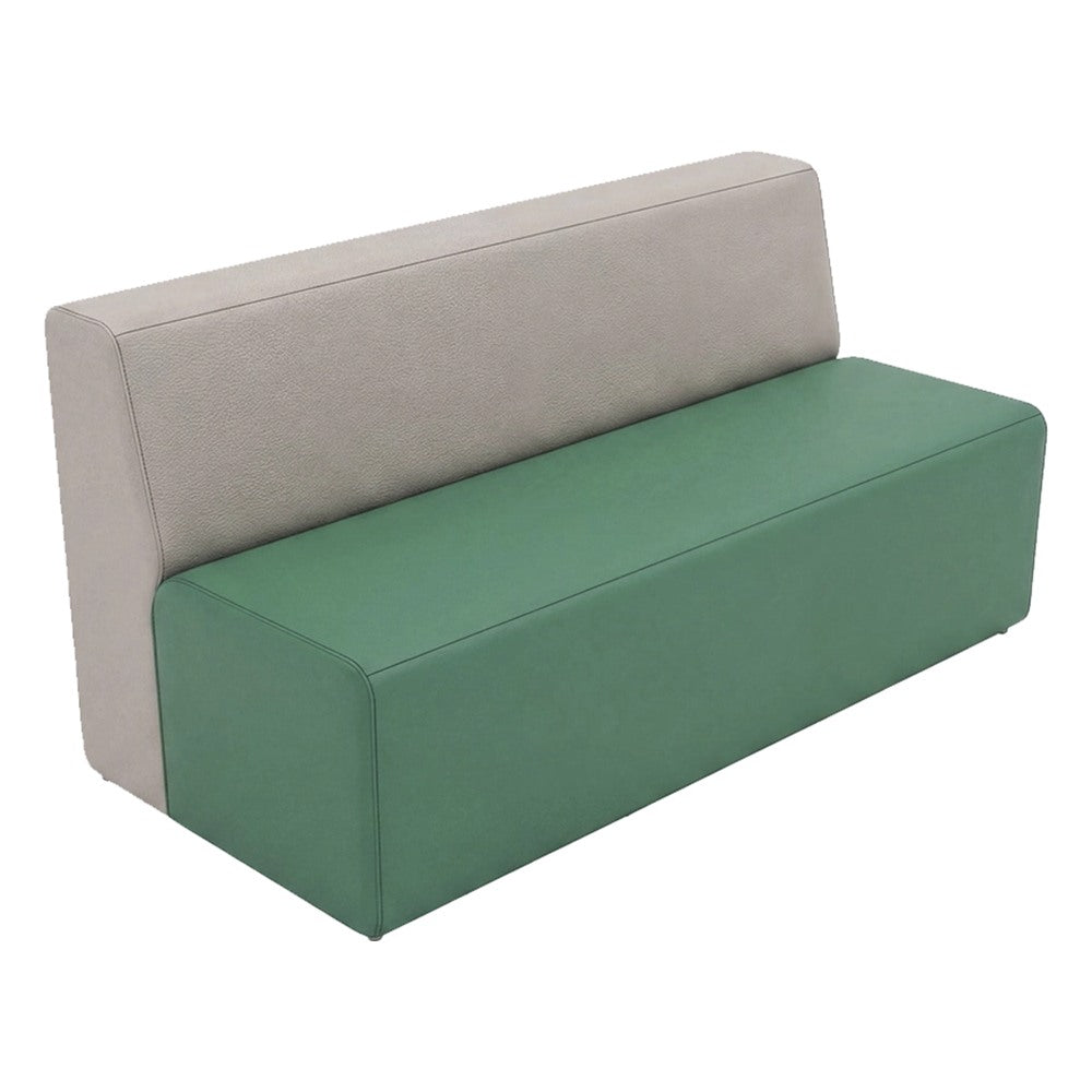 Sofá Lineal para Sala de Espera - GEBESA FOMCORE ARMLESS - Frente 150 cm - Alto 83 cm - Tapizado