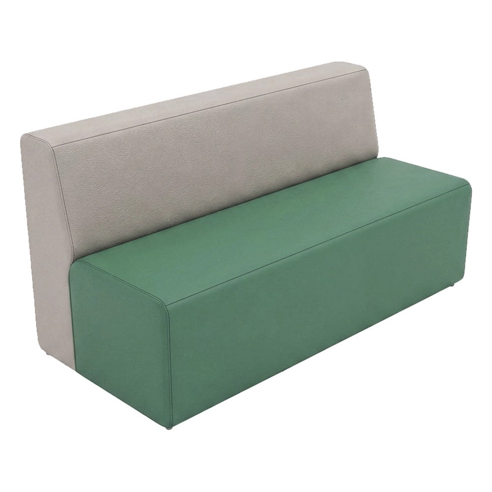 Sofá Lineal para Área Colaborativa - GEBESA FOMCORE ARMLESS - Frente 150 cm - Alto 88 cm - Tapizado