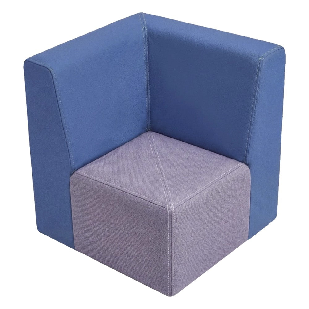 Módulo Esquinero Lineal para Recepción - GEBESA FOMCORE ARMLESS - Frente 59 cm - Alto 68 cm - Tapizado