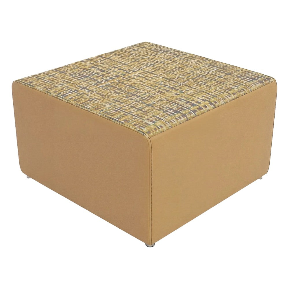Otomán Lineal para Sala de Espera - GEBESA FOMCORE ARMLESS - Frente 78 cm - Alto 45 cm - Tapizado