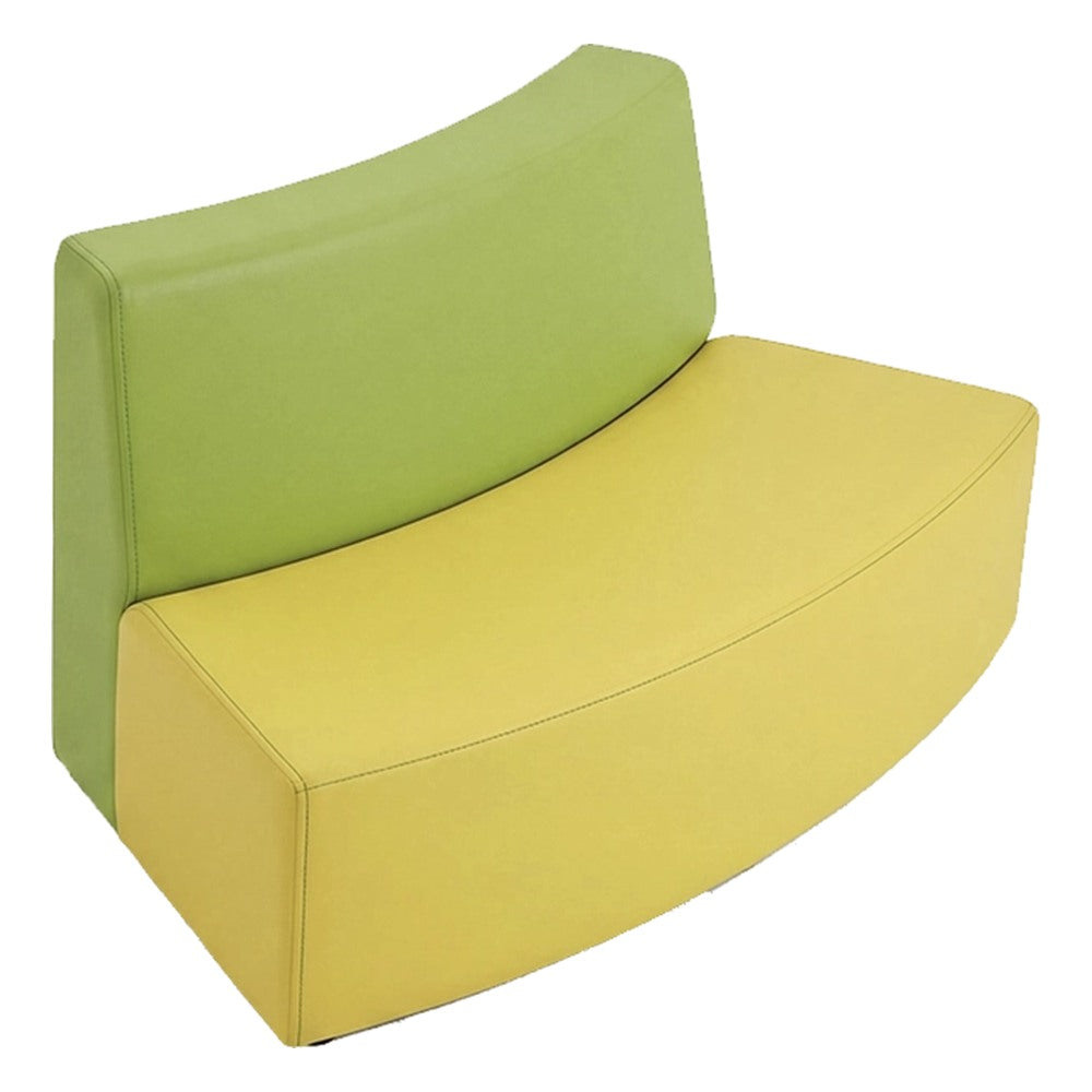 Sofá Curvo Externo para Área de Descanso - GEBESA FOMCORE ARMLESS - Frente 103 cm - Alto 58 cm - Tapizado