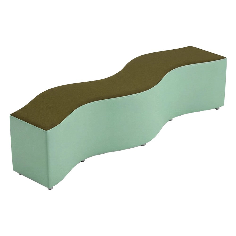 Banca Bump para Área de Espera - GEBESA FOMCORE LOUNGE - Alto 40 cm - Tapizado