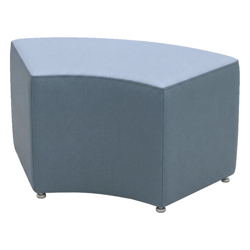Banca en Arco para Sala de Espera - GEBESA FOMCORE LOUNGE - Frente 95 cm - Alto 35 cm - Tapizado