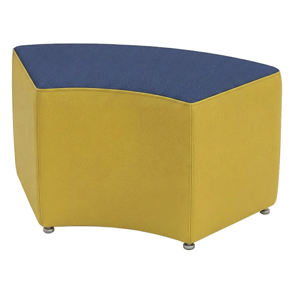 Banca en Arco para Área de Espera - GEBESA FOMCORE LOUNGE - Frente 110 cm - Alto 35 cm - Tapizado