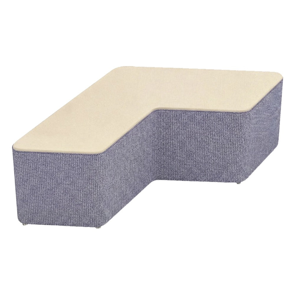 Banca Boomerang 2.0 para Sala de Espera - GEBESA FOMCORE NETWORK 2.0 - Alto 45 cm - Tapizado