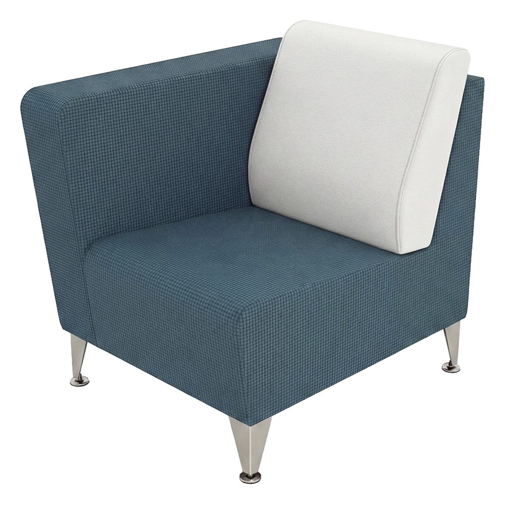 Silla con Brazo Izquierdo para Recepción - GEBESA FOMCORE SOCIAL - Tapizado