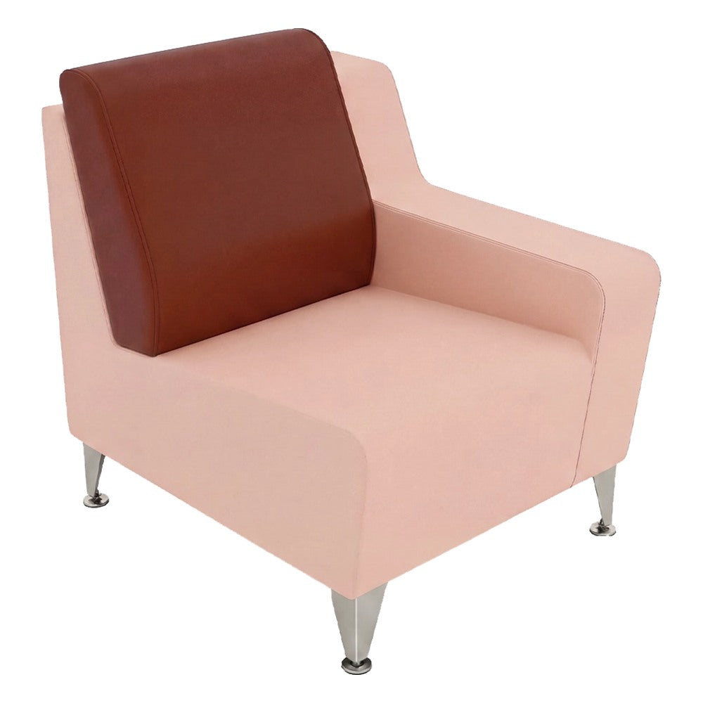 Silla con Brazo Bajo Derecho para Lounge - GEBESA FOMCORE SOCIAL - Tapizado