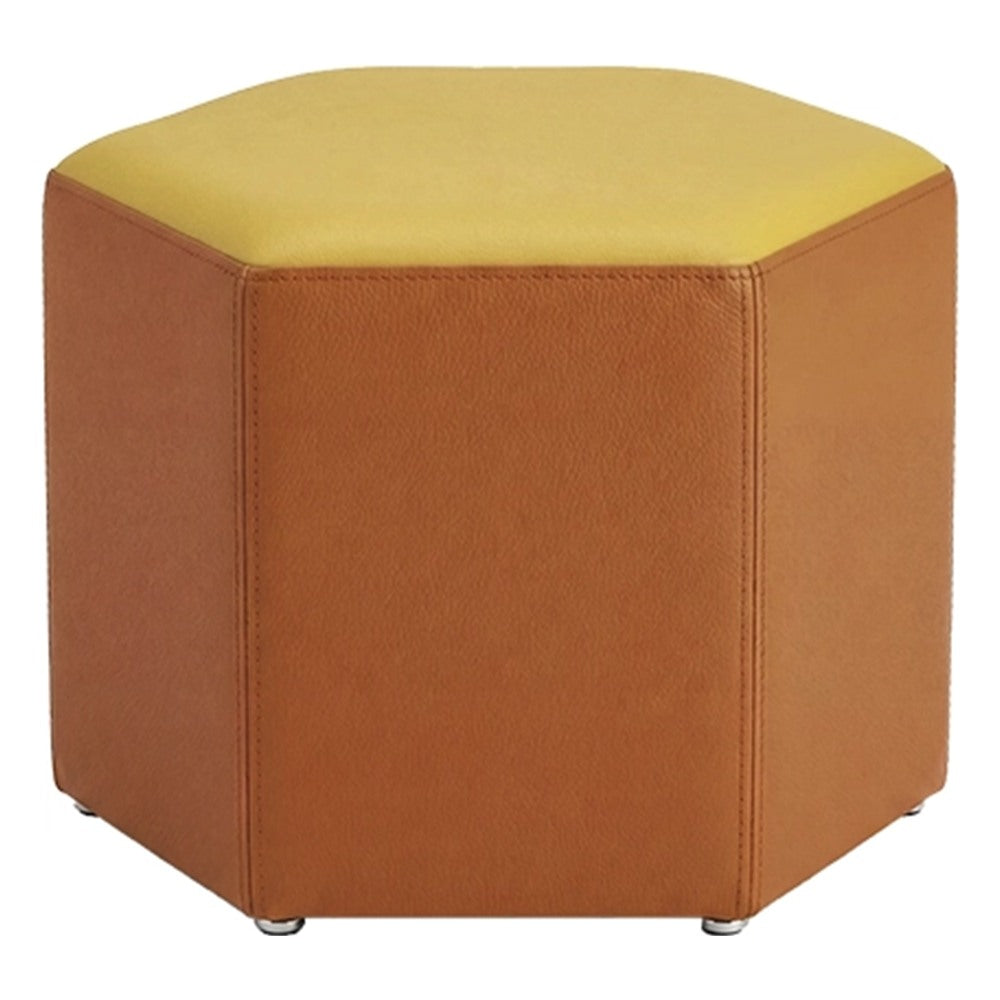 Otomán Panal para Lobby - GEBESA FOMCORE LOUNGE - Alto 40 cm - Tapizado