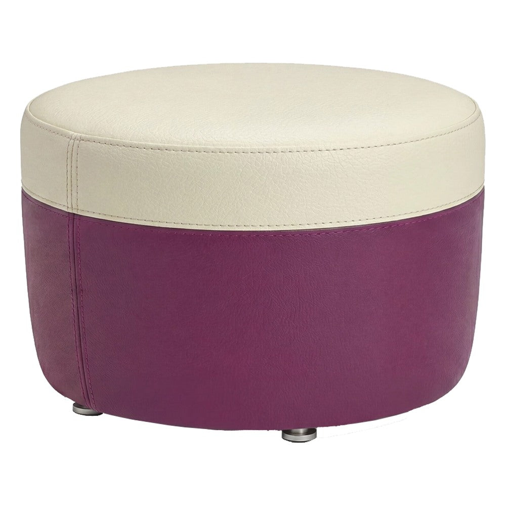 Otomán Redondo para Sala de Espera - GEBESA FOMCORE LOUNGE - Ø 75 cm - Tapizado