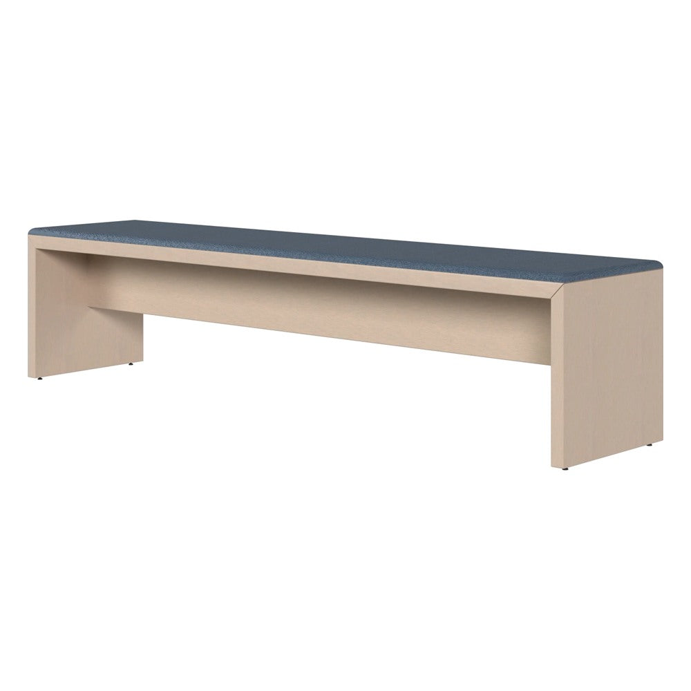 Banca para Recepción - GEBESA GRC DYLAN - Frente 198 cm - Estructura Metálica