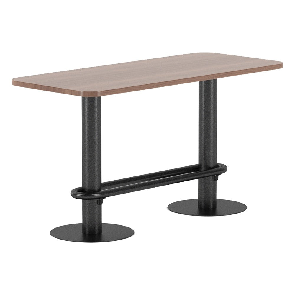 Mesa de Mostrador para Cafetería - GEBESA GRC FRANKIE - Alto 105 cm - Esquinas Redondeadas