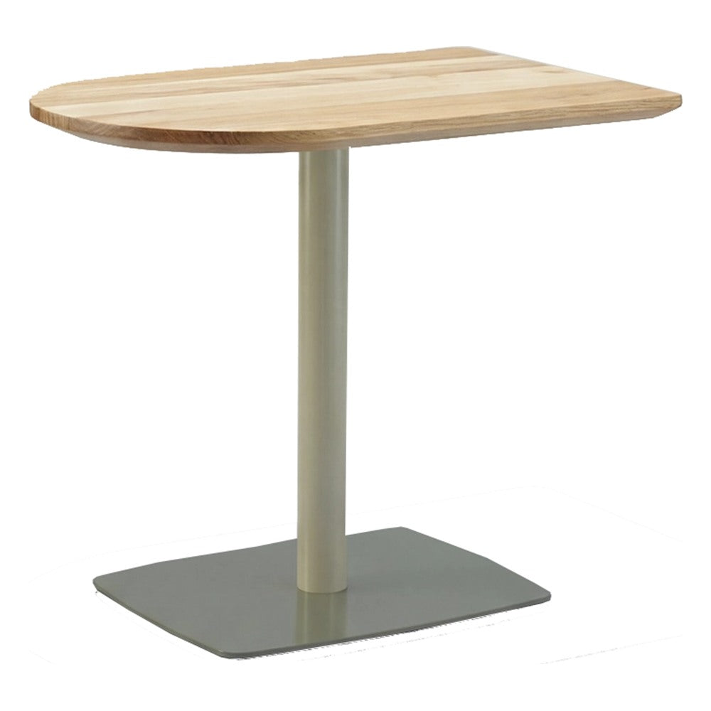 Mesa en Forma "D" para Sala de Espera - GEBESA GRC ONESIMA - Frente 75 cm
